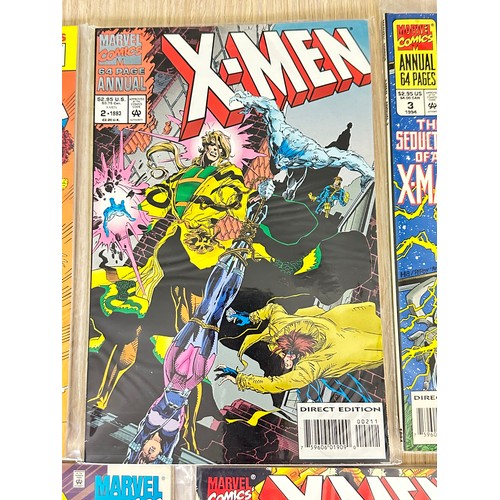 342 - X-MEN Vol.2. Complete Annual Collection #1-3, 95, 96, 97, 99, 2000 and 2001. 9 comics in total. Marv... 