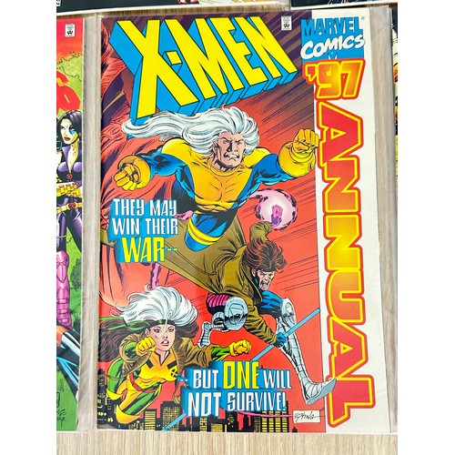 342 - X-MEN Vol.2. Complete Annual Collection #1-3, 95, 96, 97, 99, 2000 and 2001. 9 comics in total. Marv... 