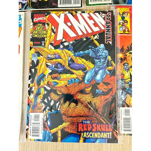 342 - X-MEN Vol.2. Complete Annual Collection #1-3, 95, 96, 97, 99, 2000 and 2001. 9 comics in total. Marv... 