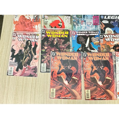 347 - Adam Hughes bundle (Catwoman, Wonder Woman, Legion) – 33 DC Comics in total. All VFN Condition.