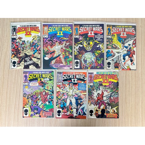 348 - Secret Wars II 1-7. Marvel Comics 1985/86. VFN Condition.