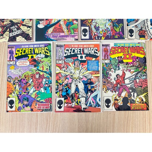 348 - Secret Wars II 1-7. Marvel Comics 1985/86. VFN Condition.