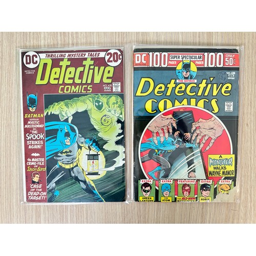 350 - Detective Comics #435 & #438. DC Comics 1973/4. see pics for condition.