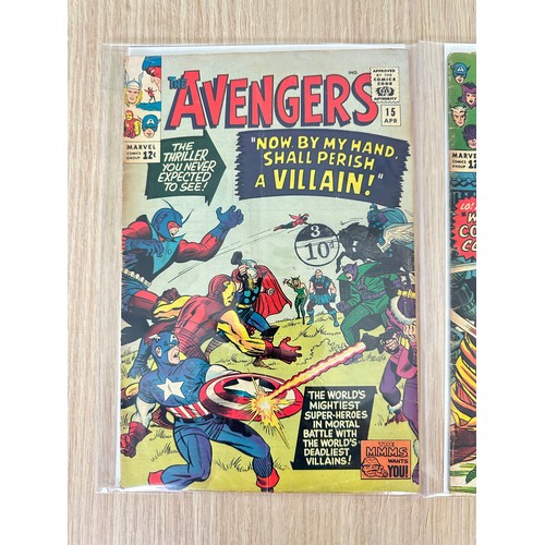 357 - Avengers #15 & 18. Marvel Comics 1965. VG Condition.