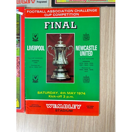 417 - FOOTBALL PROGRAMMES: FA CUP FINAL PROGRAMME collection. inc repro of 1923 Final plus finals from 196... 