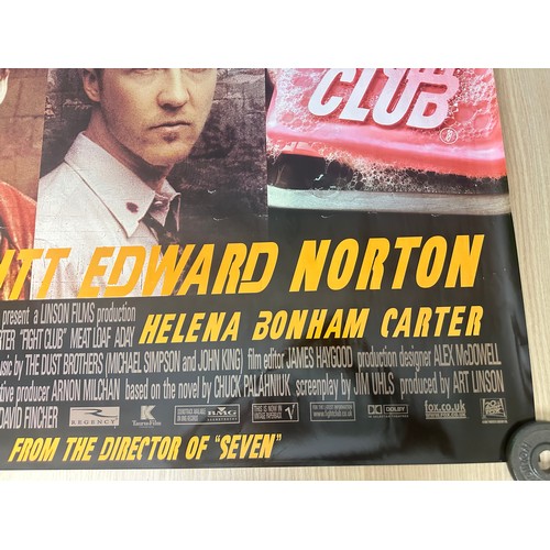 391 - FIGHT CLUB Original UK Quad Film Movie Poster 30