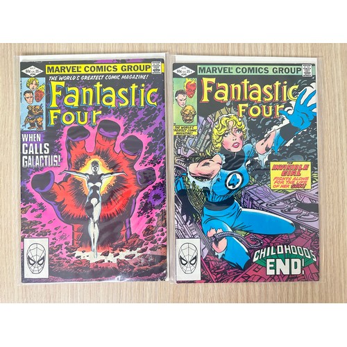 373B - FANTASTIC FOUR #244  & 245. First App ogf  Frankie Rate as the second Nova, becomes a herald of Gala... 