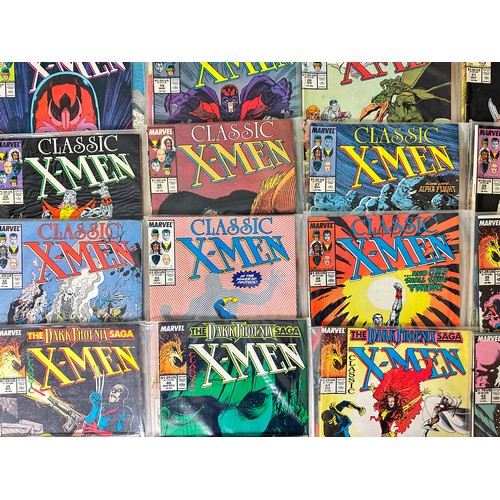 300 - CLASSIC X-MEN. Almost complete run from #1 - 45 (Missing #16). Excellent Condition. Marvel Comics 19... 