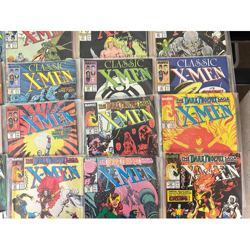 300 - CLASSIC X-MEN. Almost complete run from #1 - 45 (Missing #16). Excellent Condition. Marvel Comics 19... 