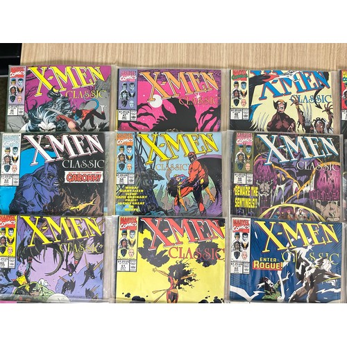 301 - X-MEN CLASSIC #46 - #74 - Complete run of 28 comics. Marvel comics 1990 onwards. Excellent Condition... 