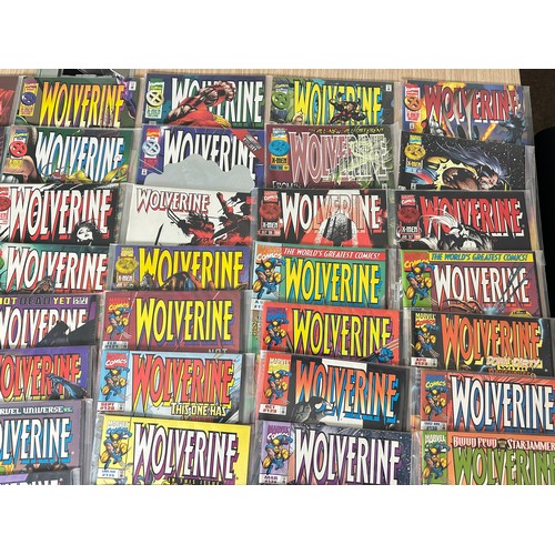 302 - WOLVERINE VOL.2. 98 comic Bundle. Complete consequtive run of 98 Comics from #89 - #186. All Excelle... 