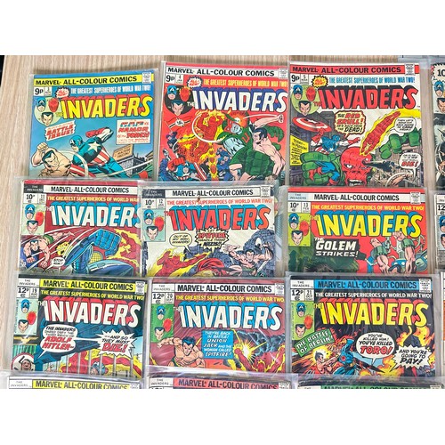 305 - THE INVADERS BUNDLE - Marvel Comics 1975 Onwards, featuring: #3-5, 7-9, 11-15, 17, 19-23, 25,26, 28-... 