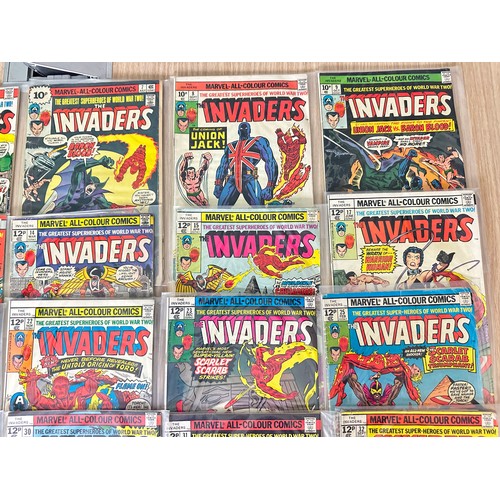 305 - THE INVADERS BUNDLE - Marvel Comics 1975 Onwards, featuring: #3-5, 7-9, 11-15, 17, 19-23, 25,26, 28-... 