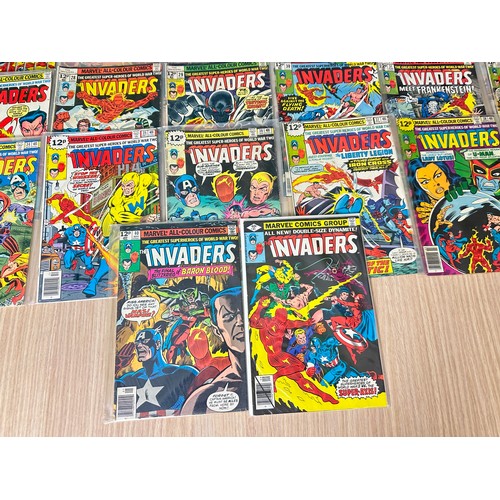 305 - THE INVADERS BUNDLE - Marvel Comics 1975 Onwards, featuring: #3-5, 7-9, 11-15, 17, 19-23, 25,26, 28-... 