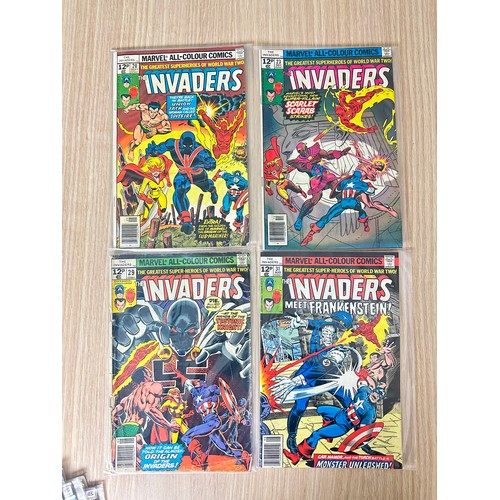 305 - THE INVADERS BUNDLE - Marvel Comics 1975 Onwards, featuring: #3-5, 7-9, 11-15, 17, 19-23, 25,26, 28-... 