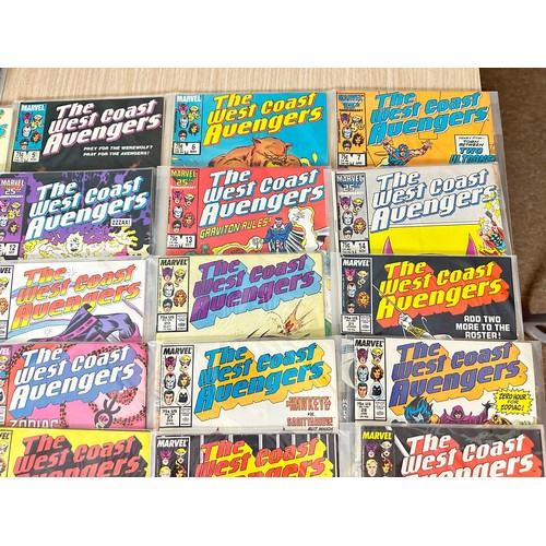 307 - COMPLETE WEST COAST AVENGERS COMIC COLLECTION. Issues #1 - 102 including key issues.  A unique oppor... 