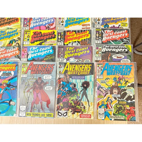 307 - COMPLETE WEST COAST AVENGERS COMIC COLLECTION. Issues #1 - 102 including key issues.  A unique oppor... 