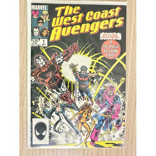 307 - COMPLETE WEST COAST AVENGERS COMIC COLLECTION. Issues #1 - 102 including key issues.  A unique oppor... 