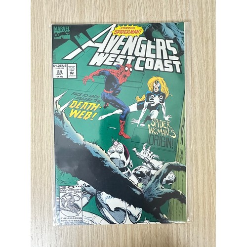 307 - COMPLETE WEST COAST AVENGERS COMIC COLLECTION. Issues #1 - 102 including key issues.  A unique oppor... 