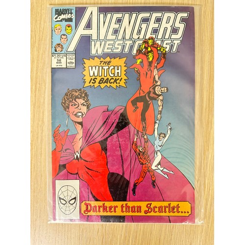 307 - COMPLETE WEST COAST AVENGERS COMIC COLLECTION. Issues #1 - 102 including key issues.  A unique oppor... 