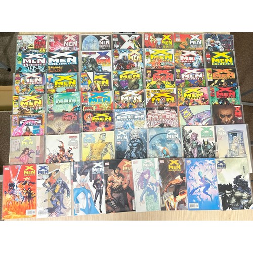 308 - COMPLETE X-MEN UNLIMITED COMIC COLLECTION. Issues #1 - 50 including key issues.  A unique opportunit... 