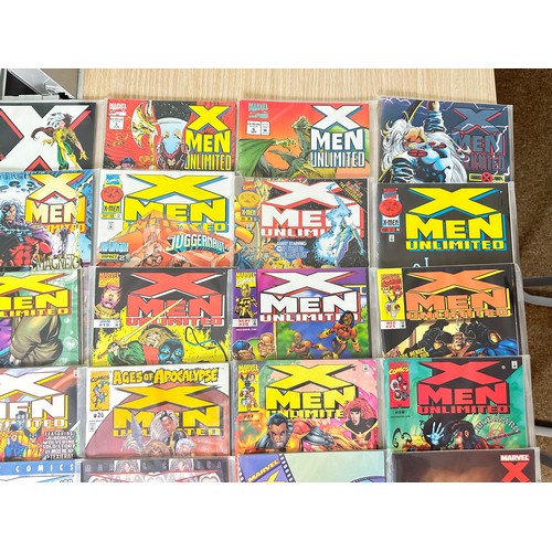 308 - COMPLETE X-MEN UNLIMITED COMIC COLLECTION. Issues #1 - 50 including key issues.  A unique opportunit... 