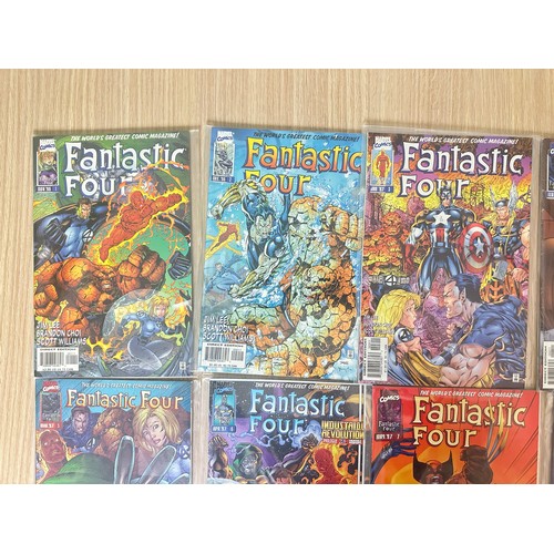 314 - FANTASTIC FOUR VOL.2. Complete set #1 - 13 inc extra variant of #4. Marvel Comics 1996. All FN Condi... 