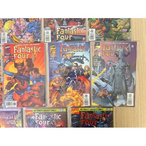 314 - FANTASTIC FOUR VOL.2. Complete set #1 - 13 inc extra variant of #4. Marvel Comics 1996. All FN Condi... 