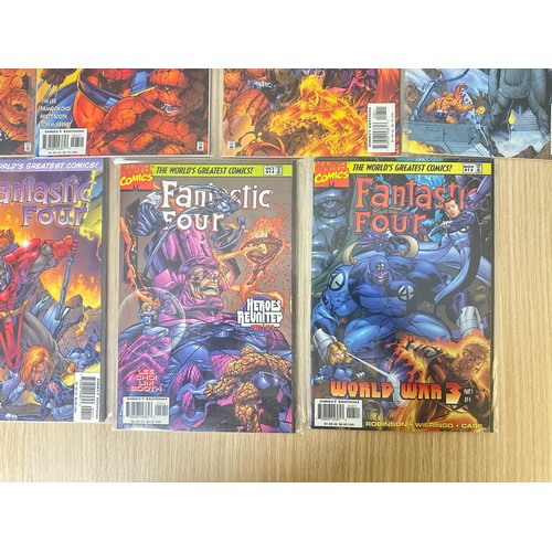 314 - FANTASTIC FOUR VOL.2. Complete set #1 - 13 inc extra variant of #4. Marvel Comics 1996. All FN Condi... 