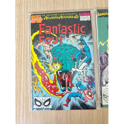 315 - FANTASTIC FOUR ANNUALS x 2. #22 & 23. Marvel Comics 1989/90. VG/FN Condition.