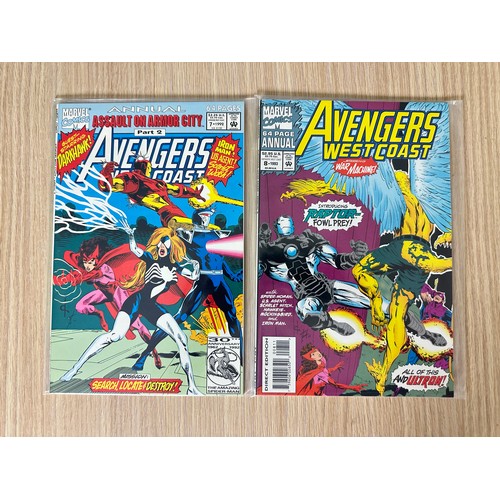 321 - WEST COAST AVENGERS ANNUAL #1 - 8. Complete set of every West Coast Avengers Annual. from 1986 - 199... 