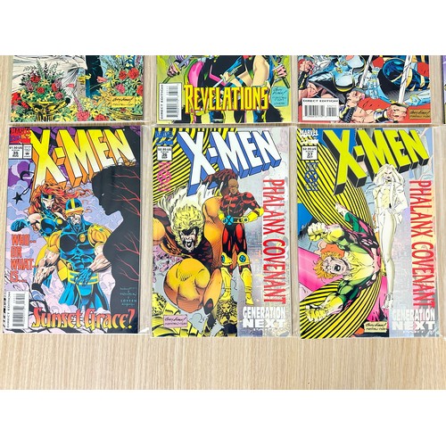 326 - X-MEN Vol.2. #30 - 39. Marvel Comics 1994. Includes #30 with collectors cards. VFN/NM Condition.