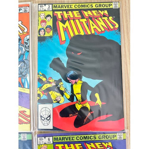 330 - THE NEW MUTANTS #1 - 10. Consecutive run of the 1983 Marvel Comics series. Featuring Key comics #1, ... 