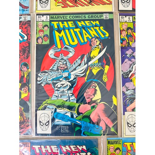 330 - THE NEW MUTANTS #1 - 10. Consecutive run of the 1983 Marvel Comics series. Featuring Key comics #1, ... 