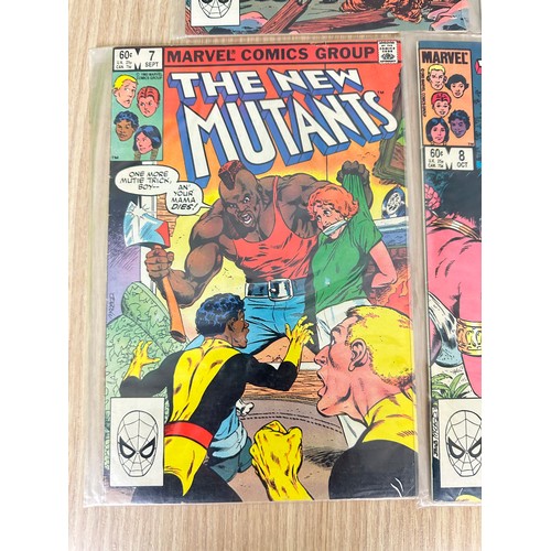 330 - THE NEW MUTANTS #1 - 10. Consecutive run of the 1983 Marvel Comics series. Featuring Key comics #1, ... 