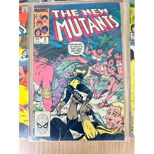 330 - THE NEW MUTANTS #1 - 10. Consecutive run of the 1983 Marvel Comics series. Featuring Key comics #1, ... 