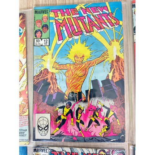 331 - THE NEW MUTANTS #11 - 20. Consecutive run of the Marvel Comics series. Featuring Key comics #13, 14,... 