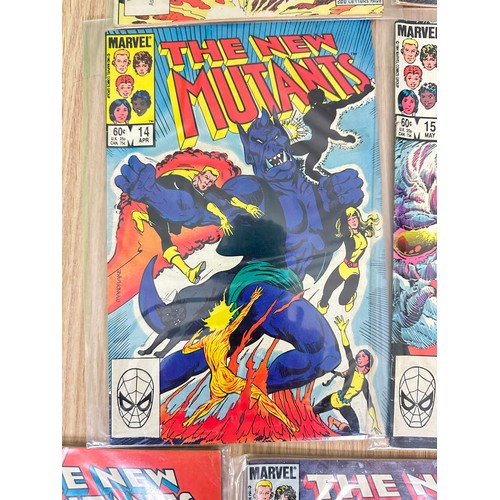 331 - THE NEW MUTANTS #11 - 20. Consecutive run of the Marvel Comics series. Featuring Key comics #13, 14,... 