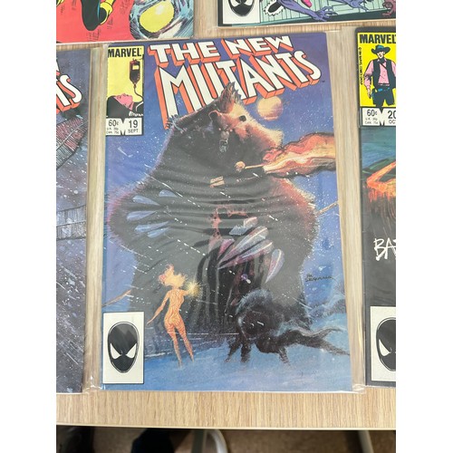 331 - THE NEW MUTANTS #11 - 20. Consecutive run of the Marvel Comics series. Featuring Key comics #13, 14,... 