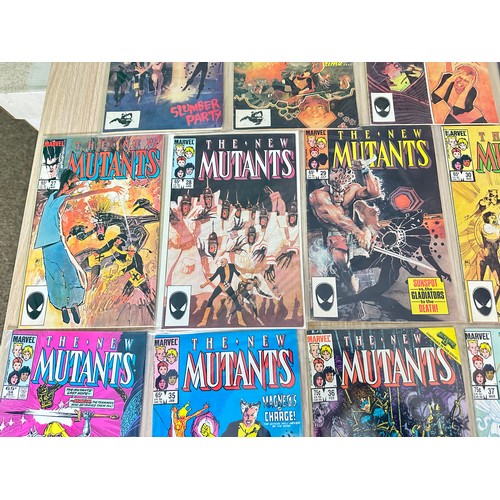 332 - THE NEW MUTANTS #21 - 40. Consecutive run of the Marvel Comics series. Featuring Key comics #21, 26,... 