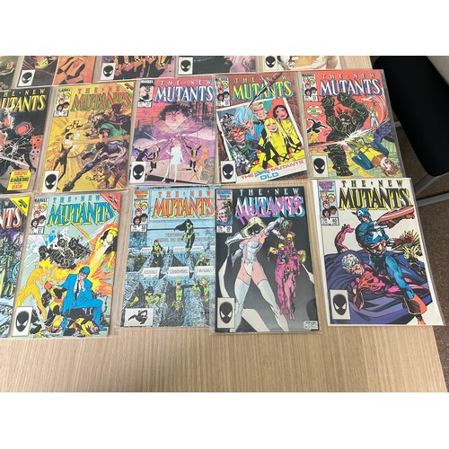 332 - THE NEW MUTANTS #21 - 40. Consecutive run of the Marvel Comics series. Featuring Key comics #21, 26,... 