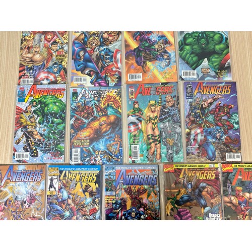 335 - AVENGERS VOL.2. COMPLETE SERIES SET OF 13 COMICS. #1 - 13. Marvel Comics 1996. All FN/VFN Condition