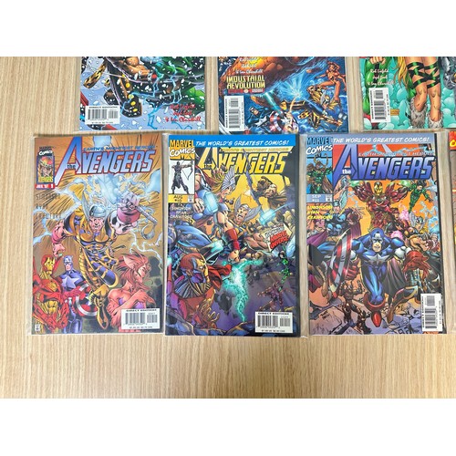 335 - AVENGERS VOL.2. COMPLETE SERIES SET OF 13 COMICS. #1 - 13. Marvel Comics 1996. All FN/VFN Condition