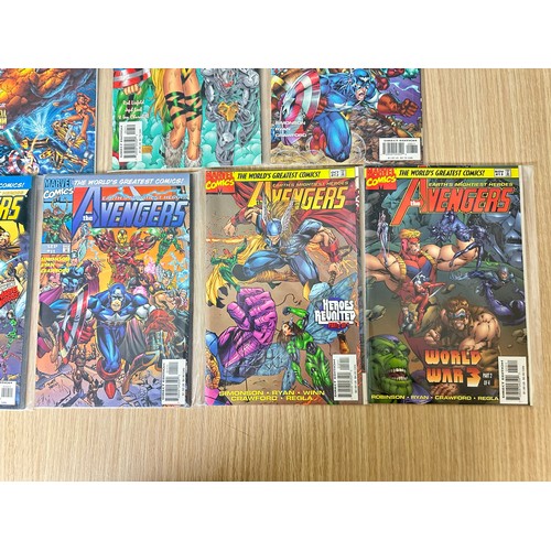 335 - AVENGERS VOL.2. COMPLETE SERIES SET OF 13 COMICS. #1 - 13. Marvel Comics 1996. All FN/VFN Condition