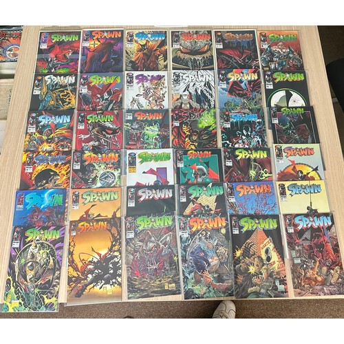 338 - SPAWN - #1 - 36. Complete consecutive run. Image Comics. 1992 - 1995. Todd McFarlane. Includes Keys ... 