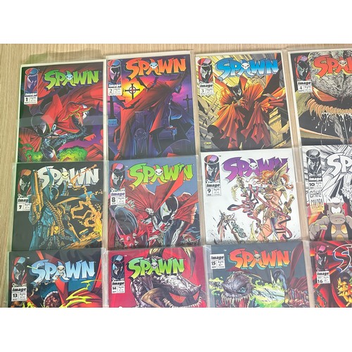 338 - SPAWN - #1 - 36. Complete consecutive run. Image Comics. 1992 - 1995. Todd McFarlane. Includes Keys ... 