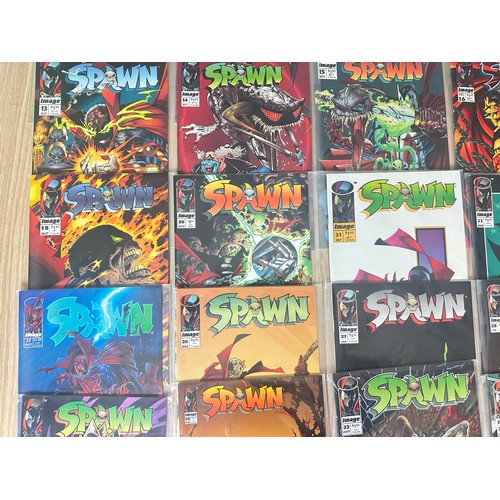 338 - SPAWN - #1 - 36. Complete consecutive run. Image Comics. 1992 - 1995. Todd McFarlane. Includes Keys ... 