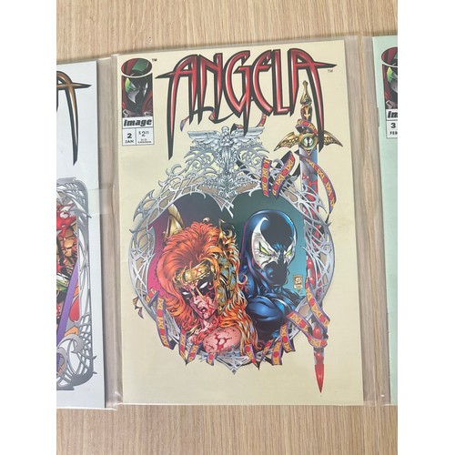 340 - ANGELA #1 - 3. Complete Limited Series. Image Comics 1994. All VFN Condition.