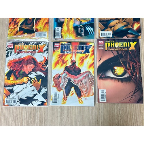 344 - X-MEN: PHOENIX - ENDSONG. #1 - 5. Complete limited series. Plus Variant cover of #3. Marvel Comics 2... 