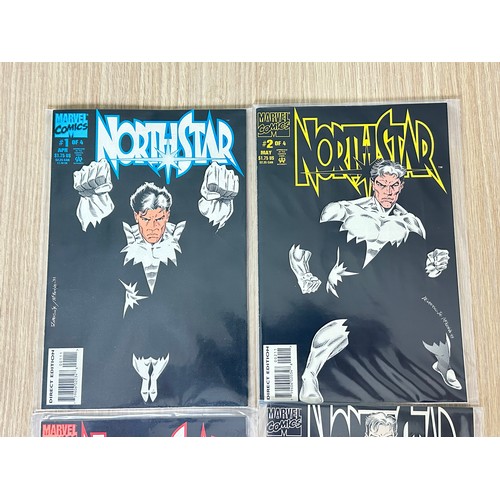 345 - NORTHSTAR #1 - 4. Complete limited Series. Marvel Comics 1994. FN/VFN Condition.